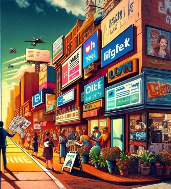 Offline marketing team